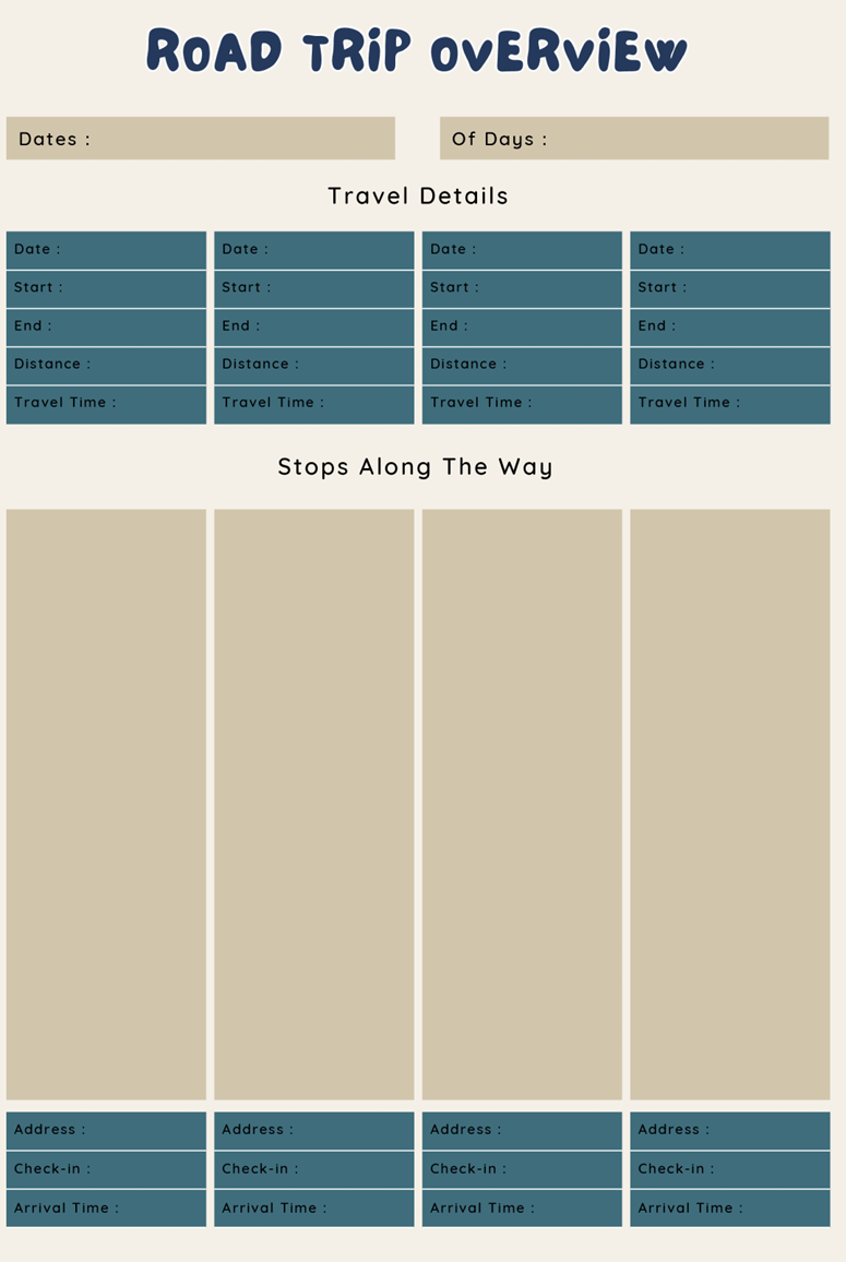 Out Of Office & Over It/ Intention, Travel & Reflection Planner