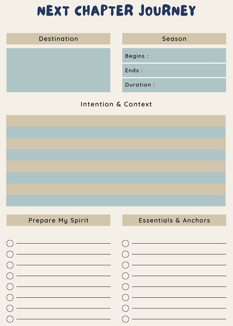 Out Of Office & Over It/ Intention, Travel & Reflection Planner