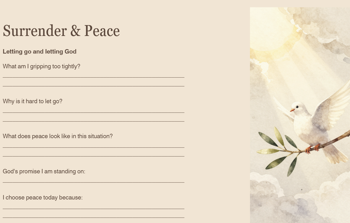 Thoughts & Struggles: A Journey to Peace, Hope & Grace